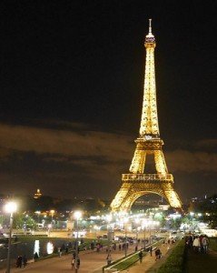 Illuminated Tower Eiffel